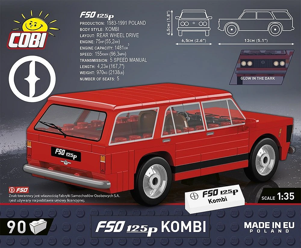 FSO 125P TAXI 89PC – Game Centre Nz
