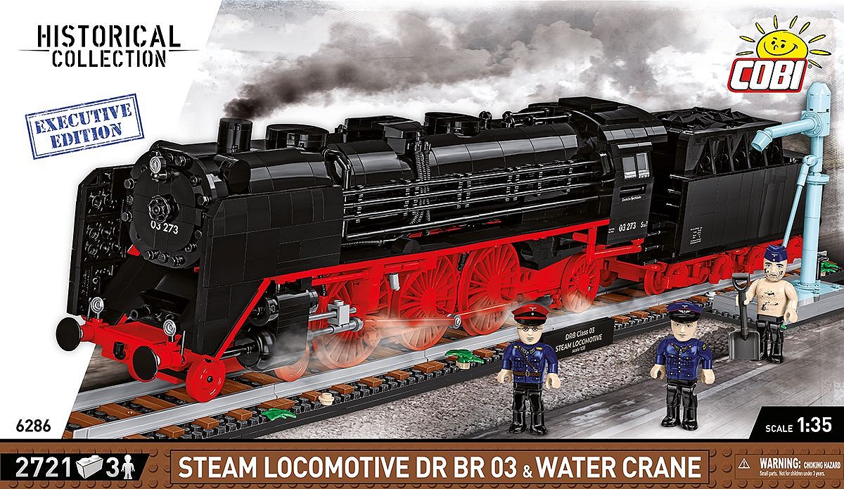 DR BR 03 Steam Locomotive & Water Crane - Executive Edition - fot. 4