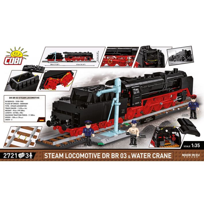 DR BR 03 Steam Locomotive & Water Crane - Executive Edition - fot. 5