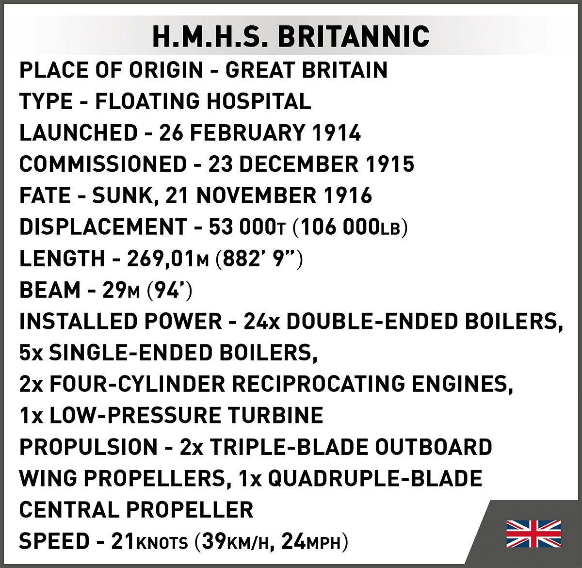 H.M.H.S. Britannic - fot. 8
