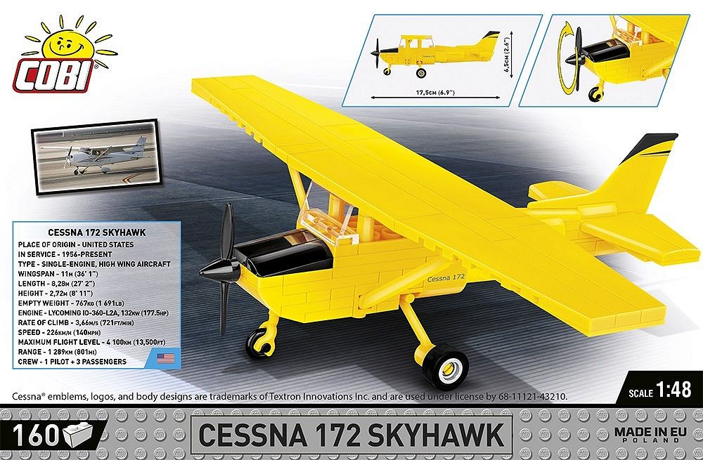 Cessna 172 Skyhawk-Yellow - fot. 3