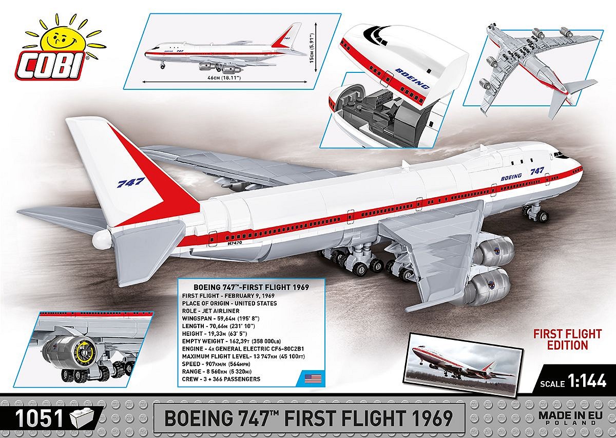 Boeing 747 First Flight 1969 - fot. 4
