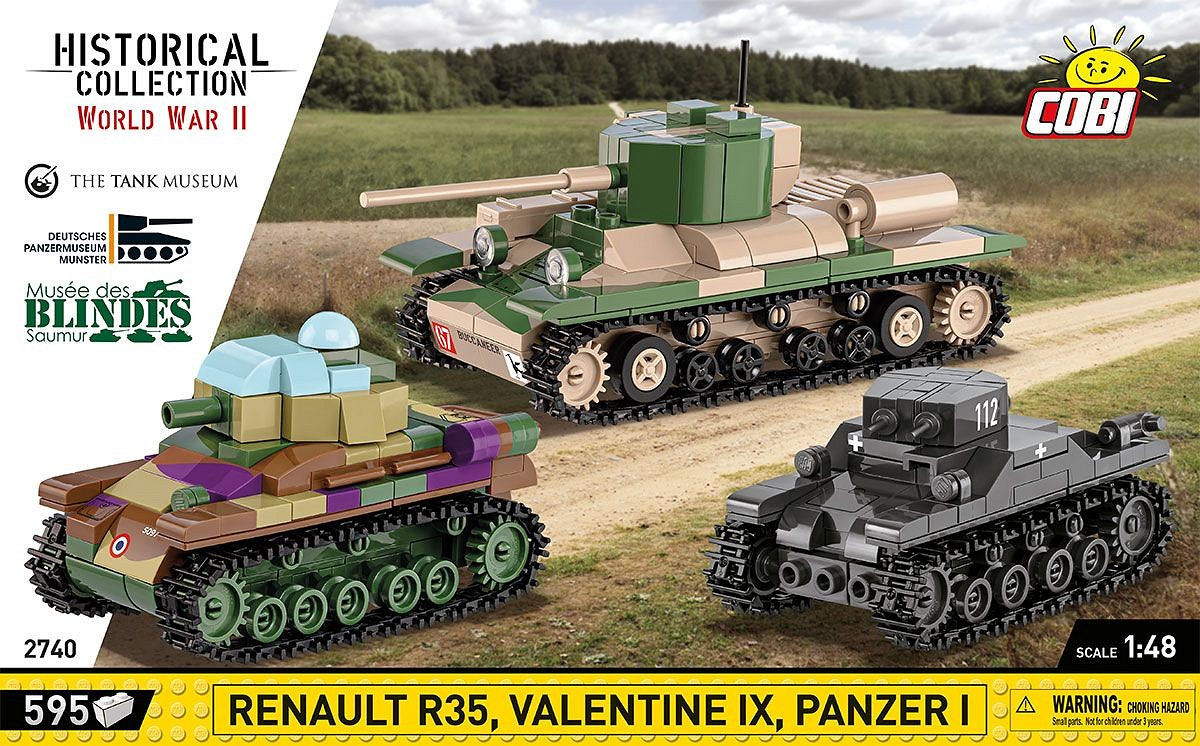 Renault R35 - Valentine IX - Panzer I - fot. 3