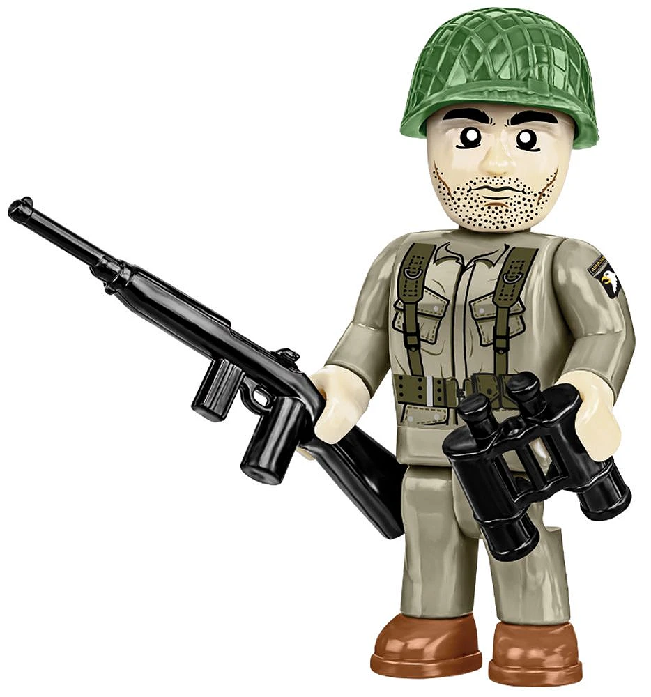 COBI 2298 Willys MB SAS Jeep - Kit Briques 1:35 - 180 Pièces + 3 Figurines - Véhicule Historique Seconde Guerre Mondiale SAS