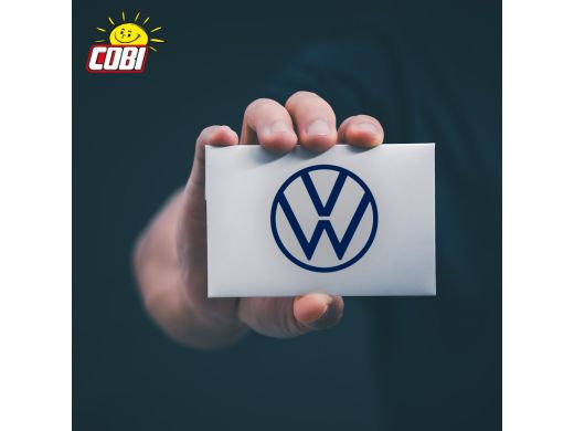 COBI schließt Lizenzvertrag mit Volkswagen. Neue COBI Modelle aus Klemmbausteinen demnächst auf dem europäischen Spielwaren-Markt!