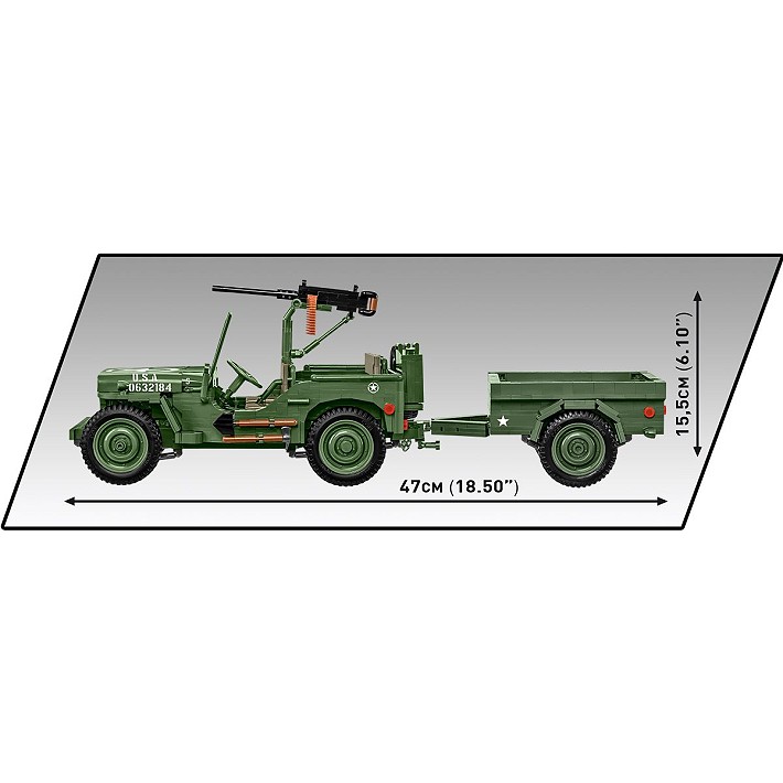 Willys MB & Trailer - Executive Edition - uszkodzone pudełko - fot. 8