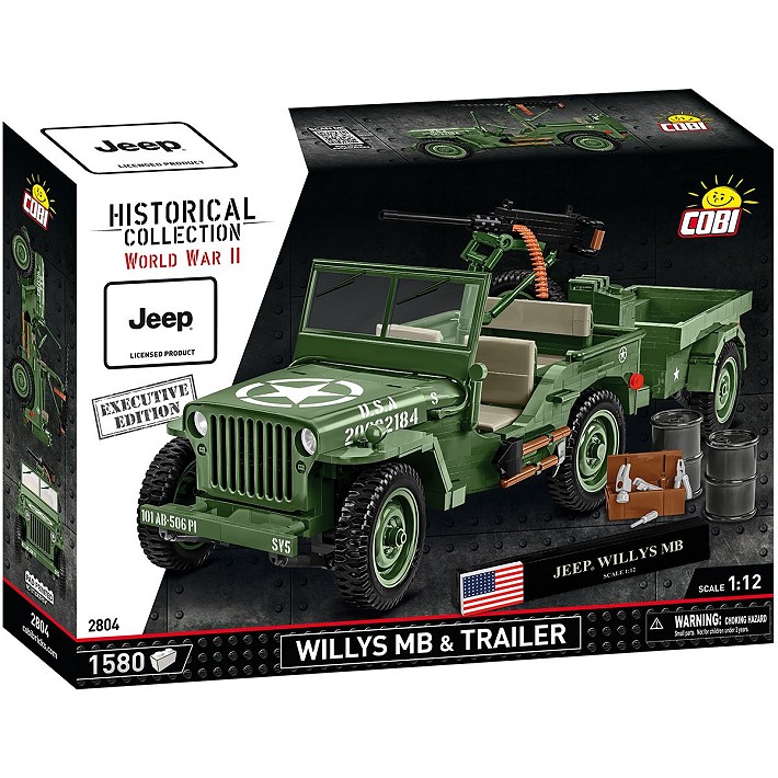 Willys MB & Trailer - Executive Edition - uszkodzone pudełko - fot. 13