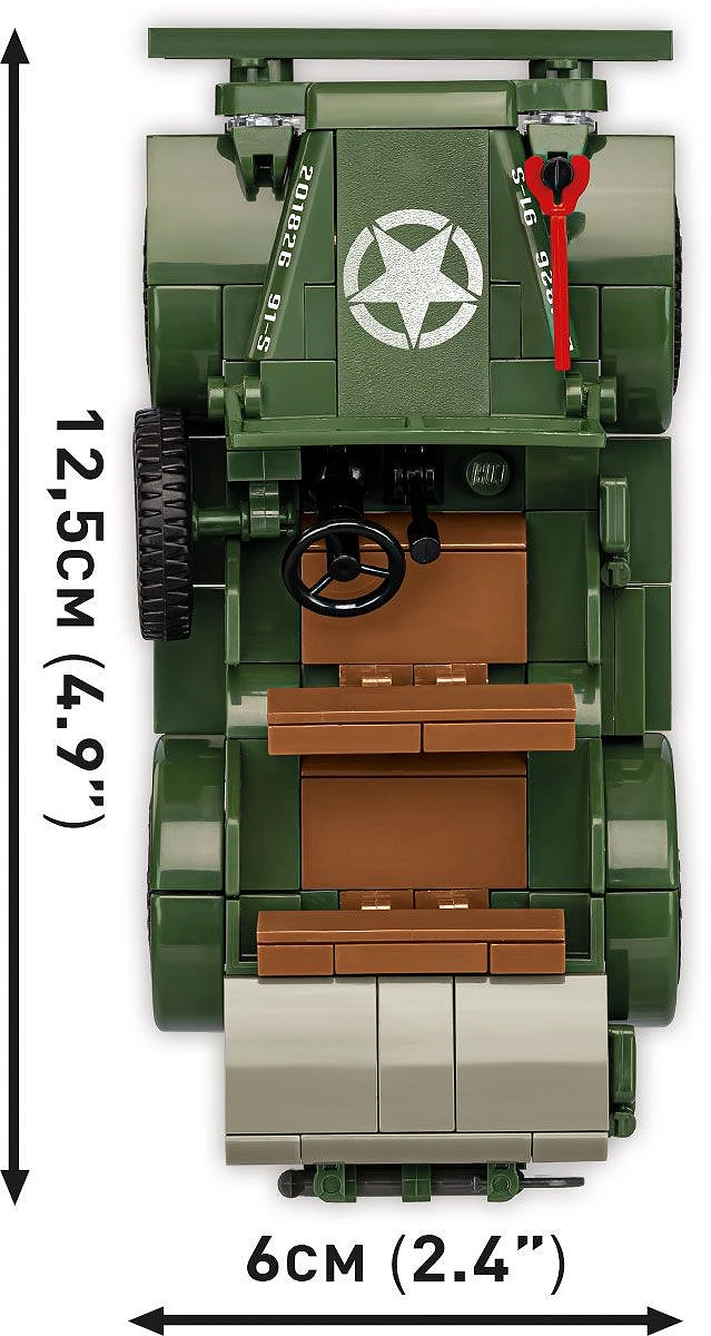 Solido 1/43 - Dodge WC56 Command Car 1944 - Modèle US Army Miniature Collection