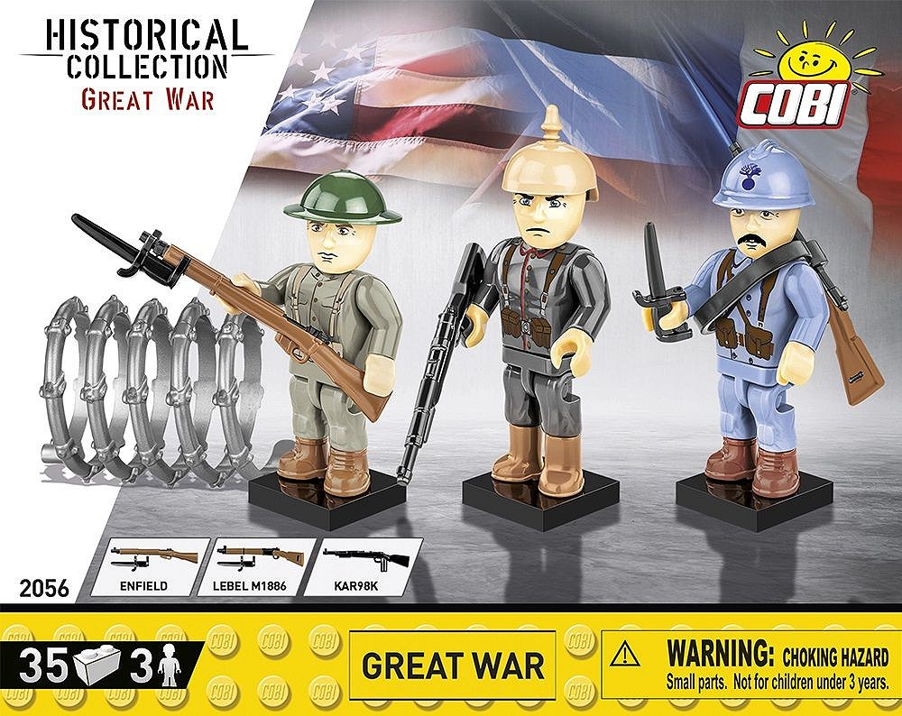 COBI 2056 Set Figure Storiche – La Grande Guerra – Collezione In Plastica Dettagliata
