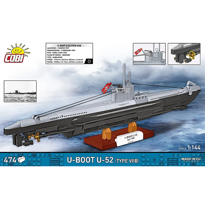 U-Boot U-52 (Type VIIB) - fot. 4