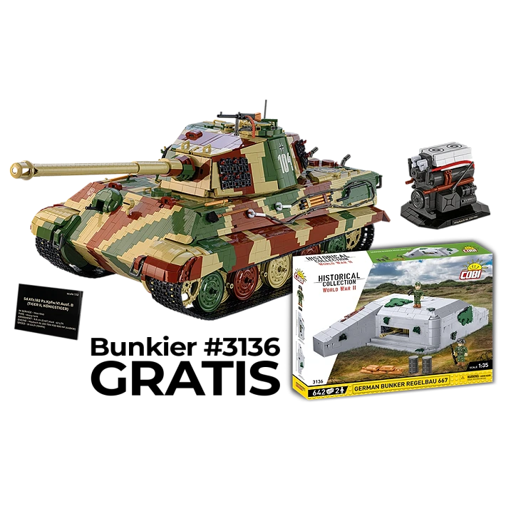 Tiger II  Königstiger + Bunkier Gratis