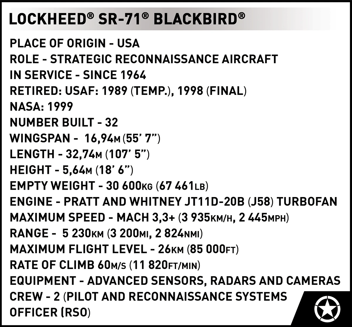 Lockheed SR-71 Blackbird - fot. 11