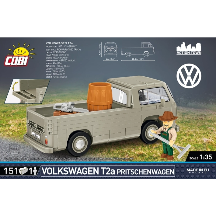 Volkswagen T2a Pritschenwagen - fot. 3