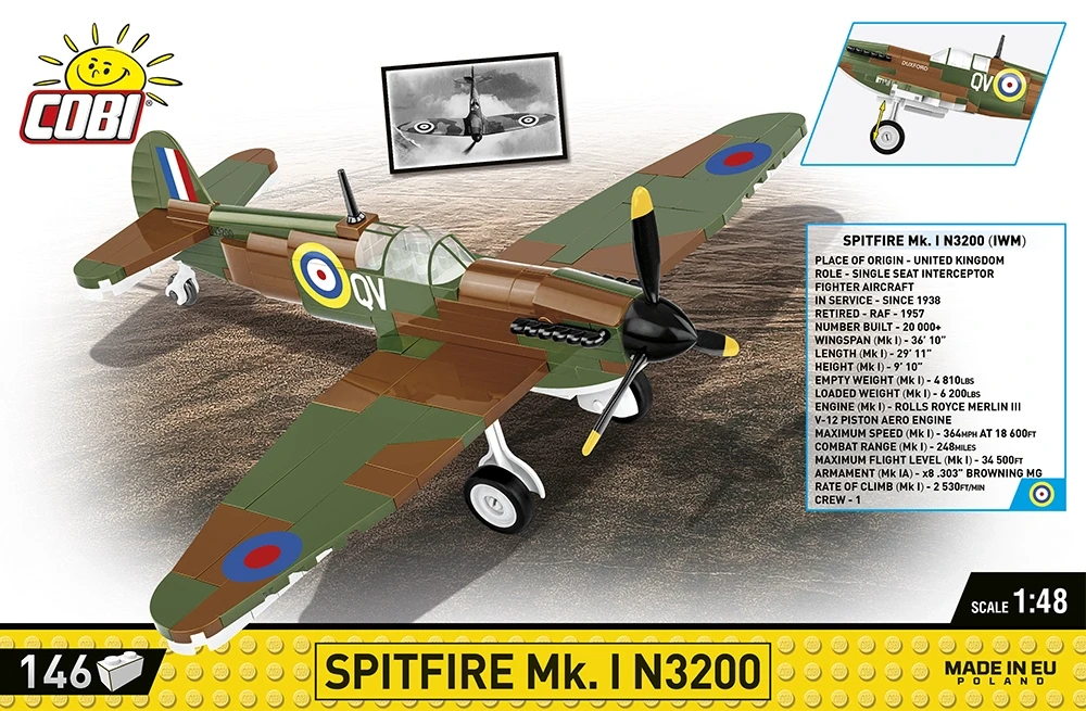 Spitfire Mk. I N3200 - Imperial War Museum Duxford - fot. 3