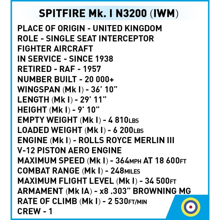 Spitfire Mk. I N3200 - Imperial War Museum Duxford - fot. 5