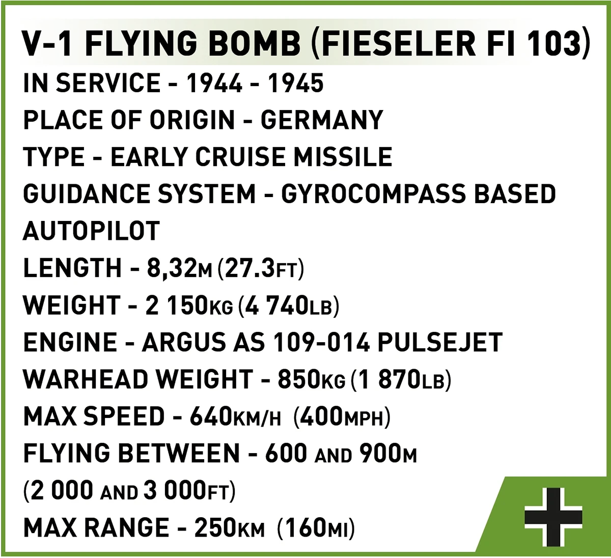 V-1 Flying Bomb (Fieseler Fi 103) - Edycja limitowana - fot. 7