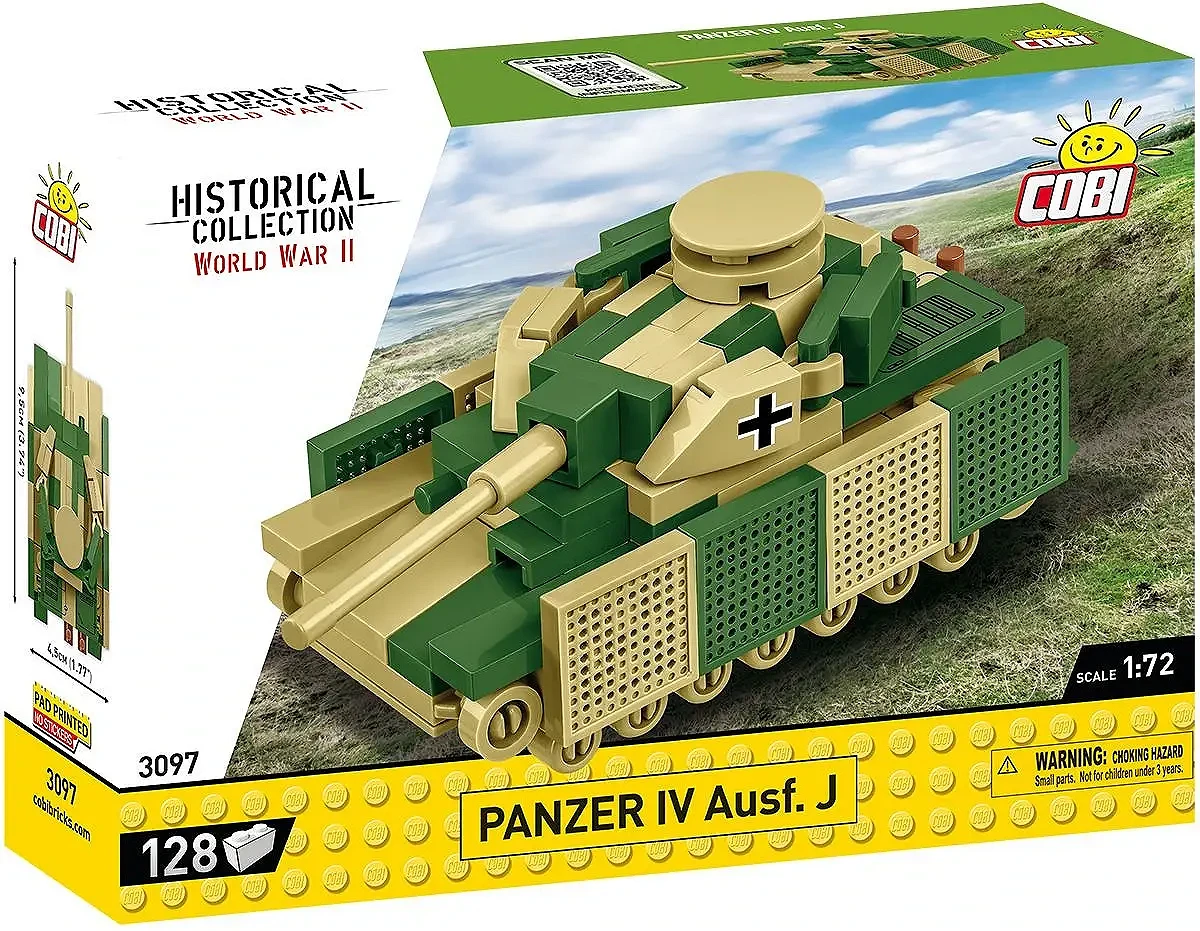 Klocki Panzer IV Ausf. J - prezent dla 7 latka