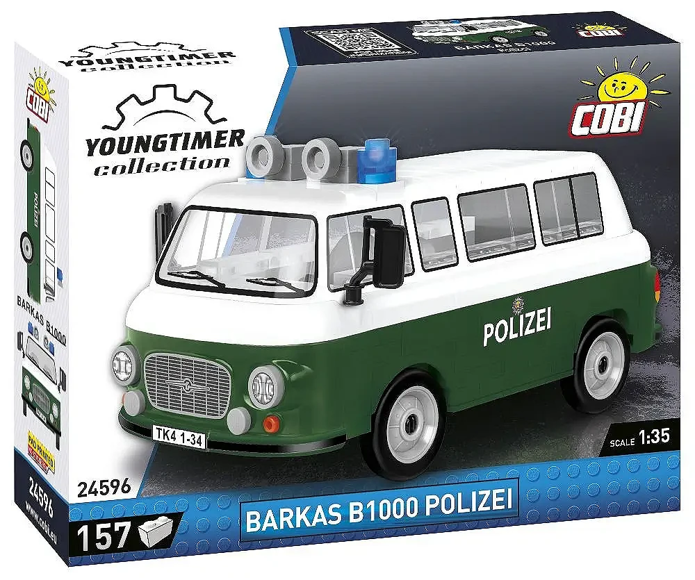 Prezent dla policjanta - klocki auto Barkas B1000 Polizei