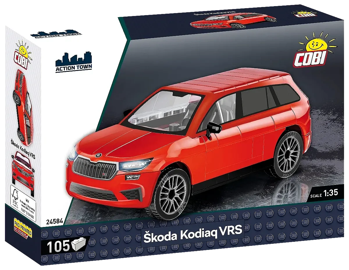 prezent dla fana motoryzacji - klocki auto Škoda Kodiaq VRS