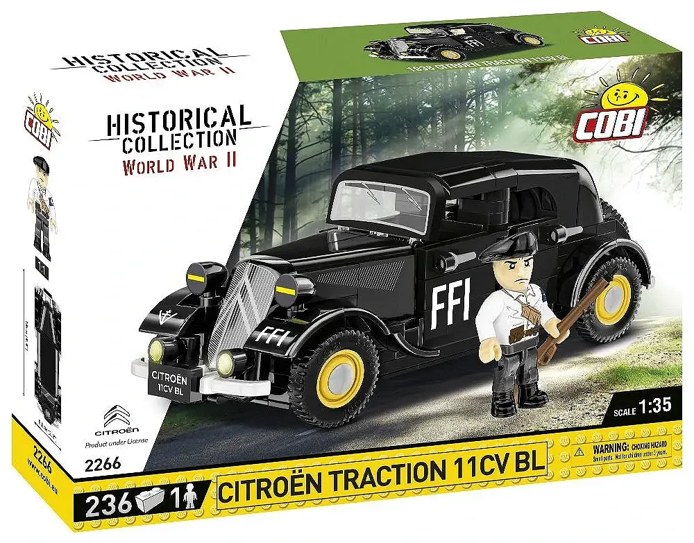 prezent dla fana motoryzacji - klocki auto Citroën Traction 11CV BL
