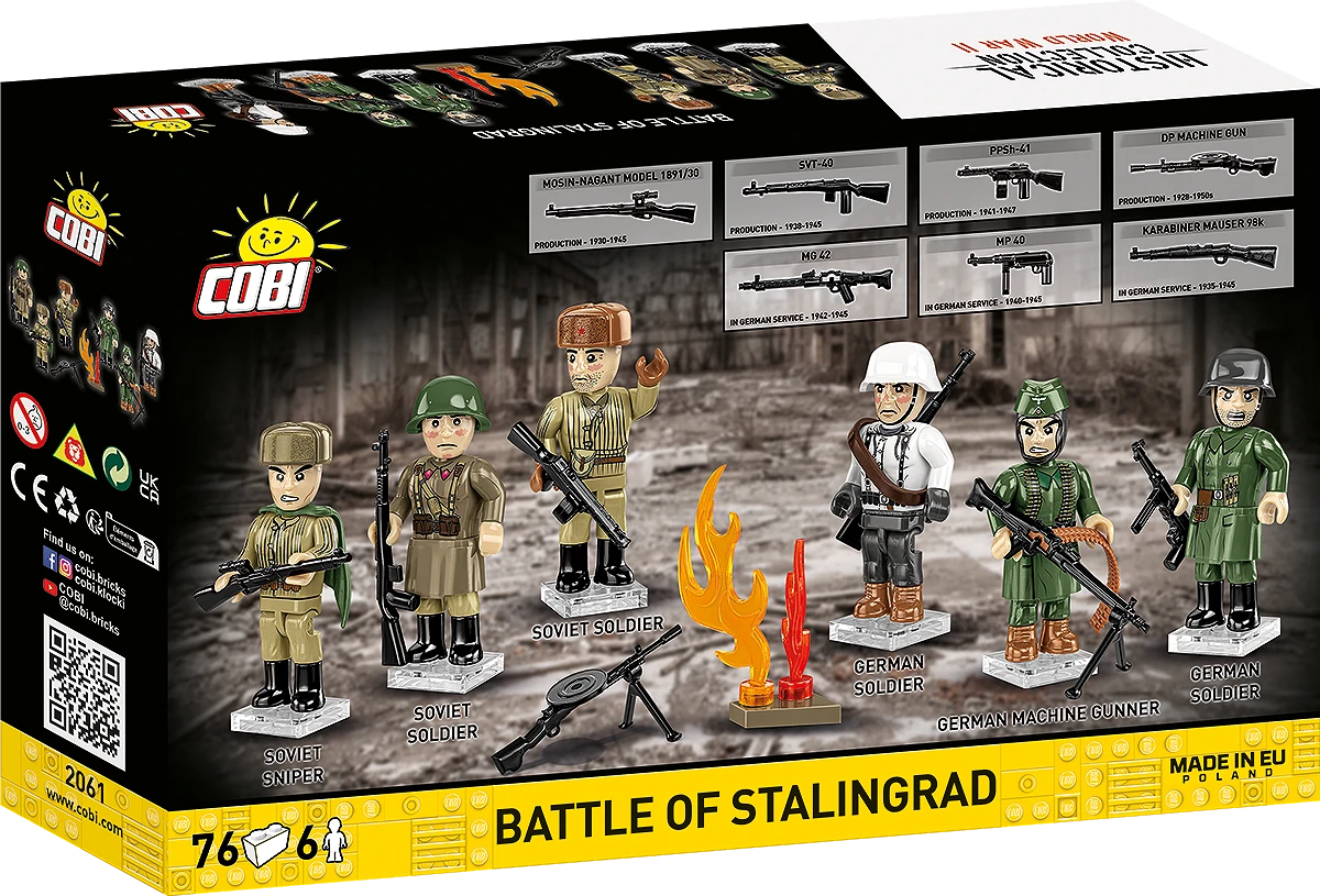 Battle of Stalingrad (COBI-2061)  Soldiers Figures  Cobi.eu