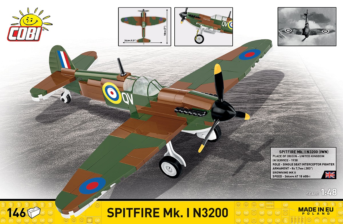 Spitfire Mk. I N3200 - Imperial War Museum Duxford - fot. 4
