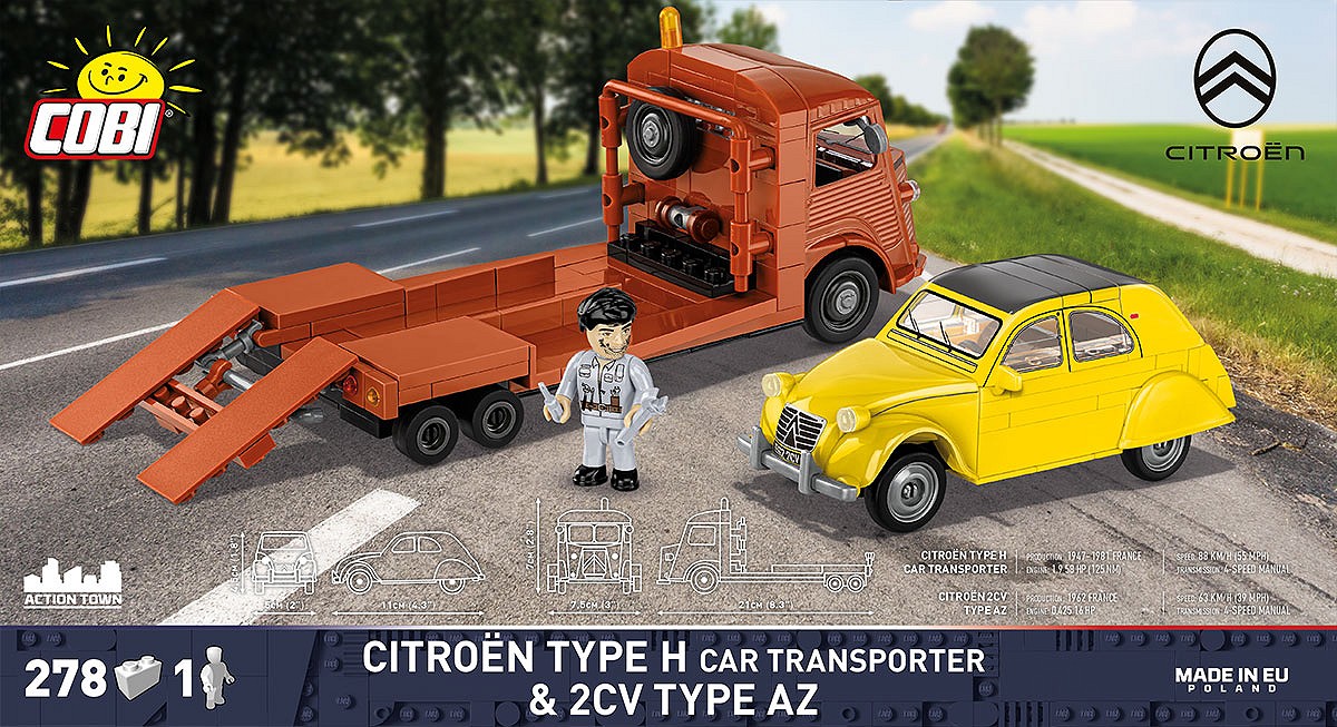 Citroen Type H Car Transporter & 2CV Type AZ - fot. 4