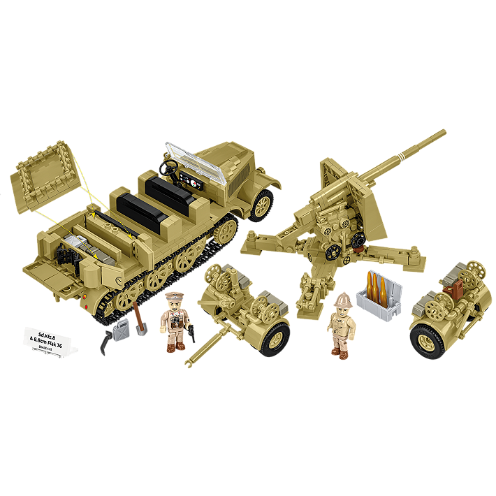 Sd.Kfz.8 Towing 8.8 cm Flak 36 - fot. 2