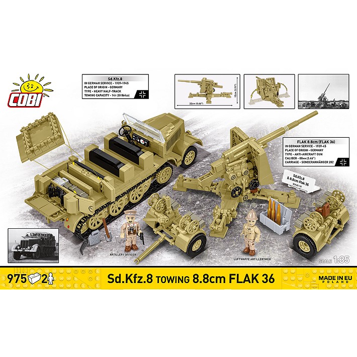 Sd.Kfz.8 Towing 8.8 cm Flak 36 - fot. 4