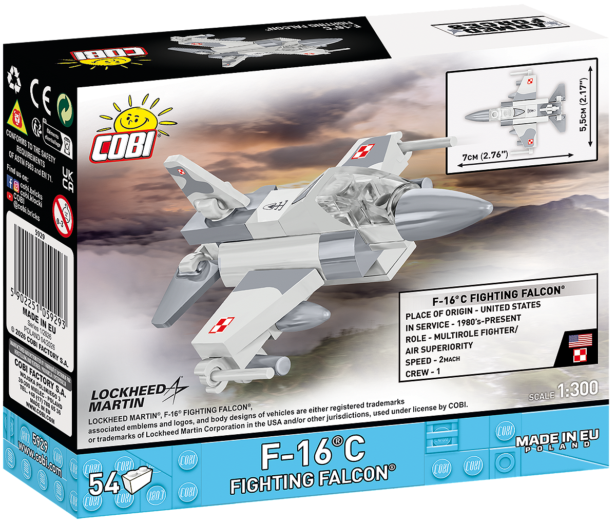 F-16C Fighting Falcon 1:300 - fot. 7