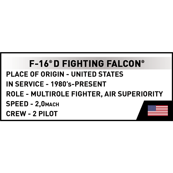 F-16D Fighting Falcon 1:300 - fot. 5