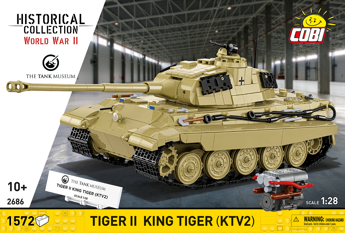 Verpackungsdesign für das Modellset TIGER II „Königstiger“ (KTV2).